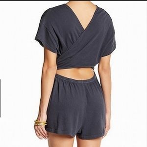 Free People Front Tie Romper